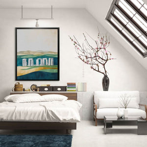 Stonehenge Under Soft Skies - Luxury Wall Art