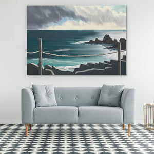 Stormy Bridge View - Luxury Wall Art