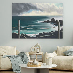 Stormy Bridge View - Luxury Wall Art