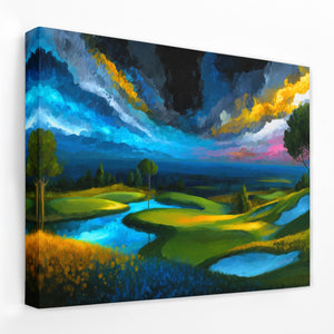 Stormy Links - Luxury Wall Art