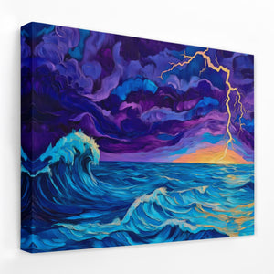 Stormy Sea - Luxury Wall Art