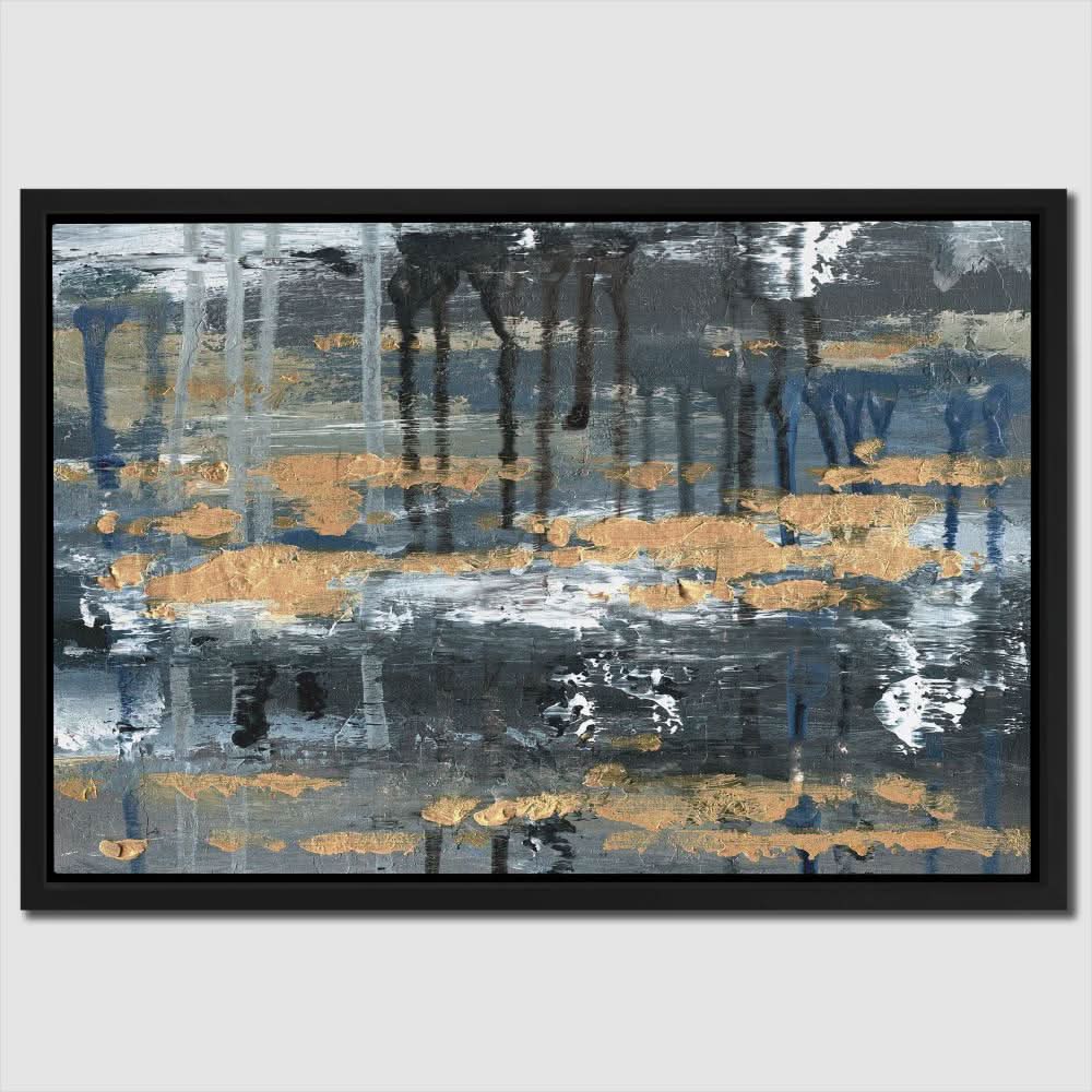 Street Wall - Gold Wall Art