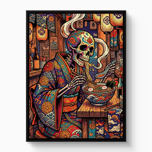 Sugar Skull Ramen - Luxury Wall Art