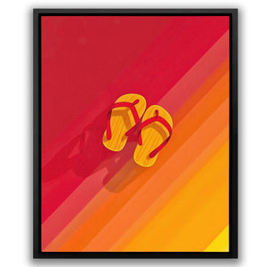 Summertime Sandals - Luxury Wall Art