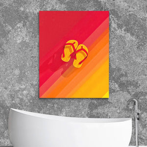 Summertime Sandals - Beach Art for Dorm Room