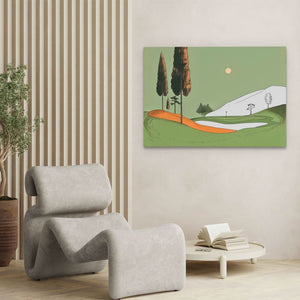 Sunday Golf - Large Canvas Print