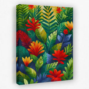Sunlit Bloom - Floral Canvas Wall Art
