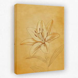 Sunlit Blossom - Floral Canvas Wall Art