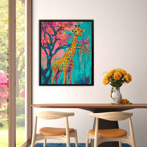 Sunlit Giraffe - Luxury Wall Art