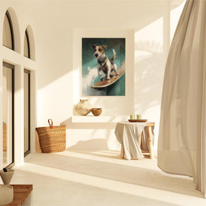 Surf Dog - Luxury Wall Art