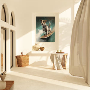 Surf Dog - Luxury Wall Art