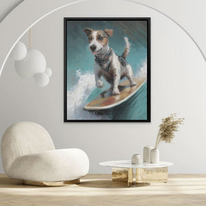 Surf Dog - Luxury Wall Art