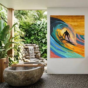 Surfer Constructivist Wave — Surfer Constructivist Wave Outdoor Bathroom Port 16