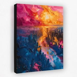 Surreal Cityscape - Luxury Wall Art