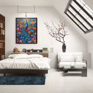 Surreal Peacock - Luxury Wall Art
