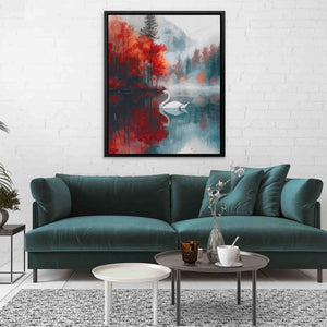 Swan Lake - Canvas Wall Art