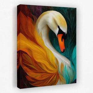 Swan Phoenix Rising - Luxury Wall Art