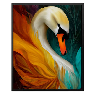 Swan Phoenix Rising - Luxury Wall Art