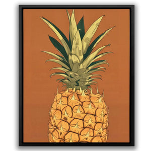 Sweet Pina - Nature Wall Art in Black Frame