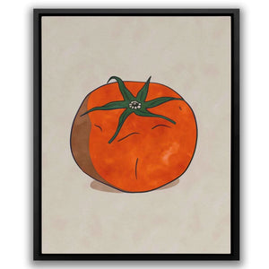 Sweet Tomato - Large Minimalist Canvas Print