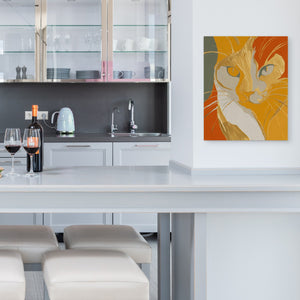 Tabby Autumn Fire - Luxury Wall Art