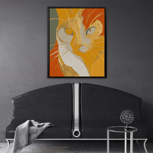 Tabby Autumn Fire - Luxury Wall Art