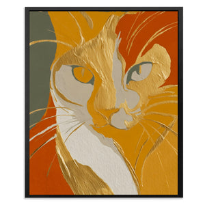 Tabby Autumn Fire - Luxury Wall Art