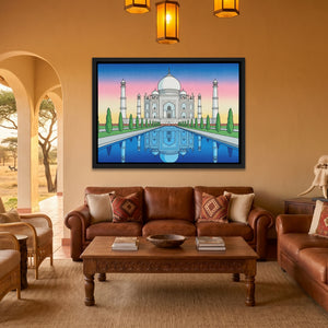 Taj Mahal Sunset Mirror — Taj Mahal Sunset Mirror Safari House Land 251