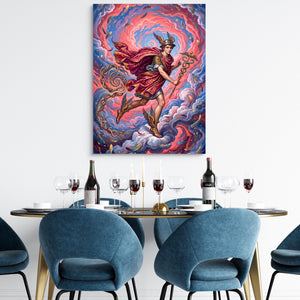 Teal Cat Halloween โ teal cat halloween sq dining room tables 1port flush print