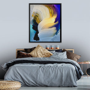 Tempest's Golden Wings - Luxury Wall Art