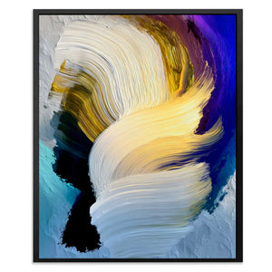 Tempest's Golden Wings - Luxury Wall Art