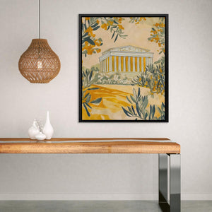 Temple Among the Olives - Luxury Wall Art