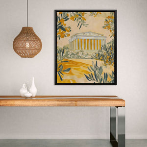 Temple Among the Olives - Luxury Wall Art