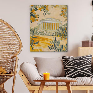 Temple Among the Olives - Luxury Wall Art