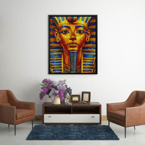 The Celestial Pharaoh - Luxury Wall Art