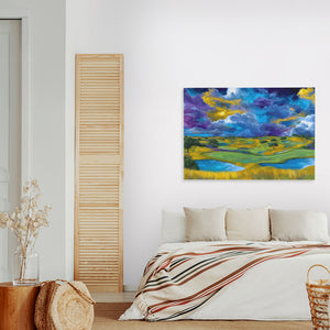 The Golden Fairway - Luxury Wall Art