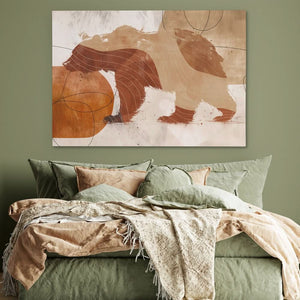 The Noble Bear - Brown Wall Art for Bedroom
