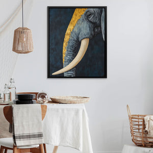 The Vanguard - Abstract Wall Art in Black Frame