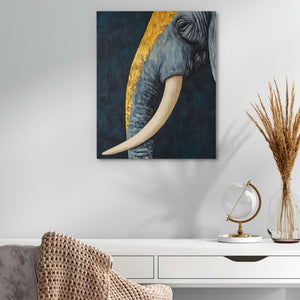 The Vanguard - Black and Gold Wall Art for Home Office