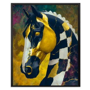 Thunder Stallion Portrait - Luxury Wall Art