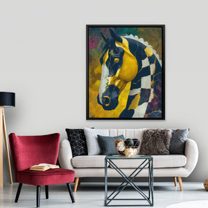 Thunder Stallion Portrait - Luxury Wall Art