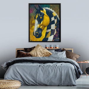 Thunder Stallion Portrait - Luxury Wall Art