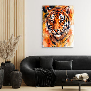 Tiger Burning Bright - Luxury Wall Art