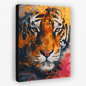 Tiger Charm - Animals Canvas Wall Art