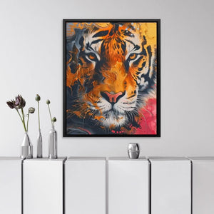 Tiger Charm - Large Canvas Print