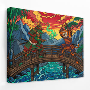 Tiger Dragon Bridge — Tiger Dragon Bridge Landscape Side View Mirror Wrap 180