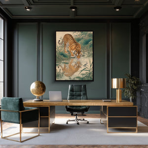 Tiger Gongbi - Luxury Wall Art