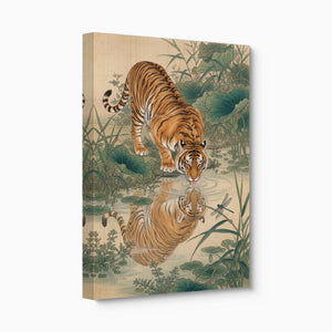 Tiger Gongbi โ tiger gongbi angled flush print