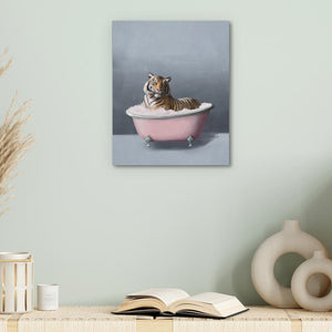 Tiger In The Bath - Luxury Wall Art
