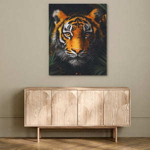 Tiger in the Shadows - Luxury Wall Art
